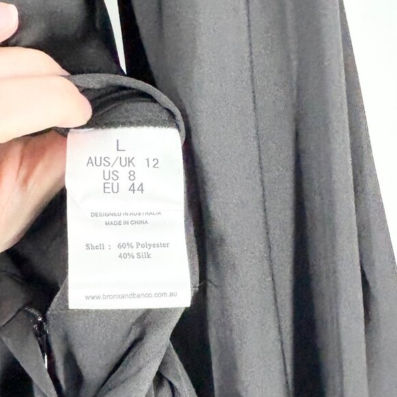 NWT Bronx and Banco Gigi Coffee Jumpsuit in Black - Picture 11 of 12